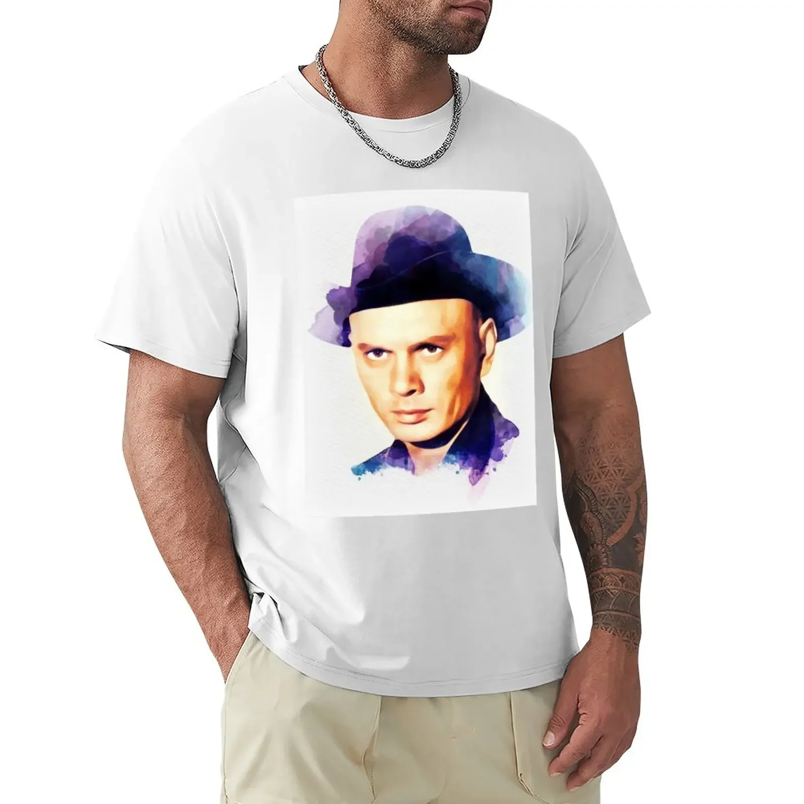 

Yul Brynner, Movie Legend T-Shirt summer tops anime clothes heavy weight t shirts for men