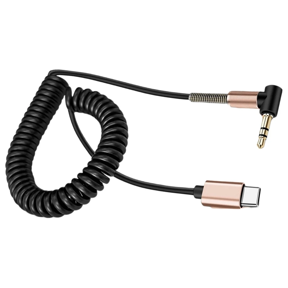 

Type C To 3.5Mm Audio Adapter Headphone Jack Converter Durable Lightweight Portable Earphone Adapter For Karaoke Music Clear