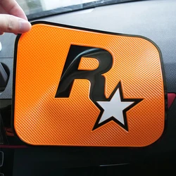 20x24CM GTA R Star Auto Non-Slip Sticky Gel Pad JDM Car Dashboard Sticky Anti-Slip PVC Mat For Phone Sunglasses Holder