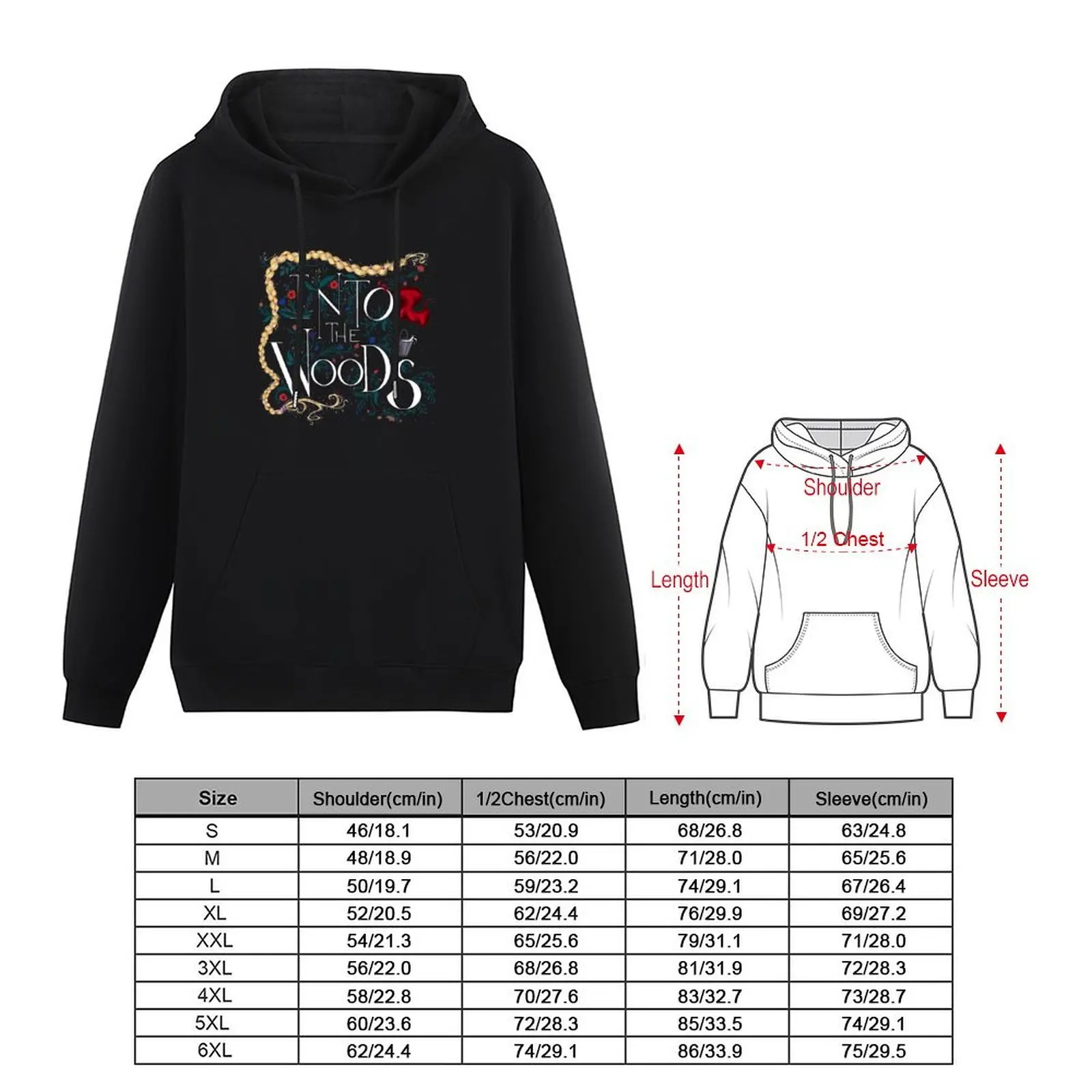 Into The Woods Pullover Hoodie streetwear men clothes for men mens clothing tracksuit men