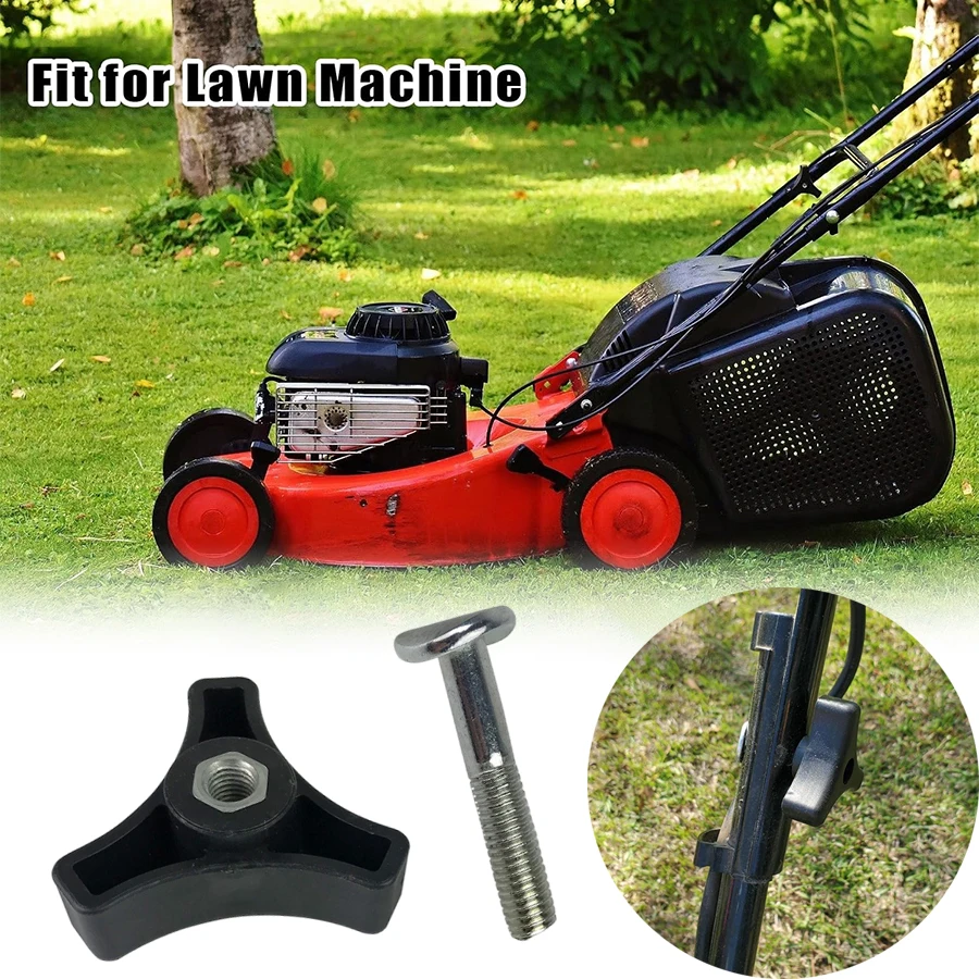 

A Set Triangle Handle Knob Nut Screw Bolt Kit Fasteners Replacement For Honda HAYTER MOUNTFIELD Lawn Mower Accessories