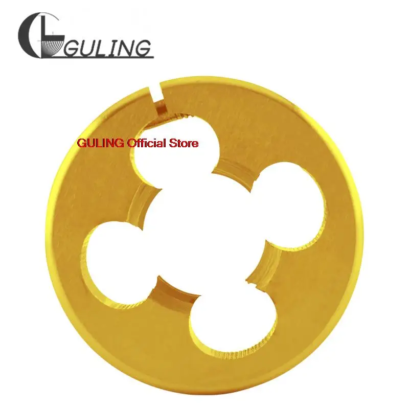 HSSE With Tin AR-D Left hand Round Die UNC4-40L 5-40L 6-32L 8-32L 10-24L 1/4-20L 5/16-18L 3/8-16L 1/2-13L Threading Dies
