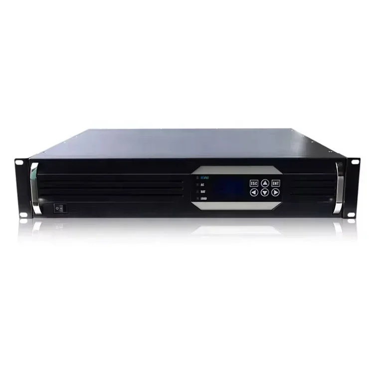 19" Rack Mount 24V Inverter 3000W 220Vac SPWM Real Galvanic Isolation 1600W Power Inverter