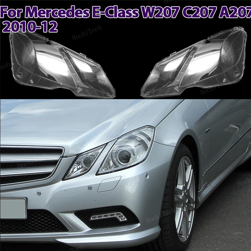 

Lampshade Headlamp Clear Lens Cover Bright Shell Cover for Mercedes-Benz E-Class W207 C207 A207 Coupe Convertible 2010-2012