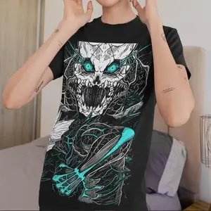 Japanese Kaiju Shirt, Japanese Shirt, Aesthetic Clothing