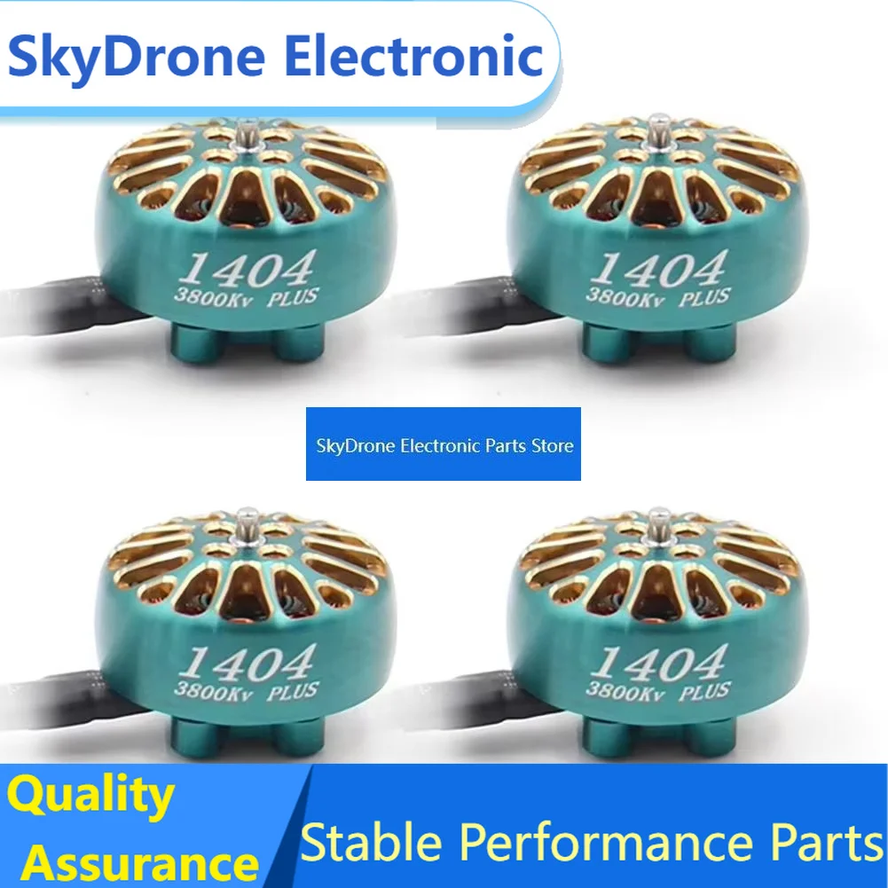 SkyDEl4pcs LANNRC 1404 PLUS 3800/4600KV Brushless Motor 2~4S Lipo 1.5mm Shaft Diameter For 2~4inch Toothpick Traversing S