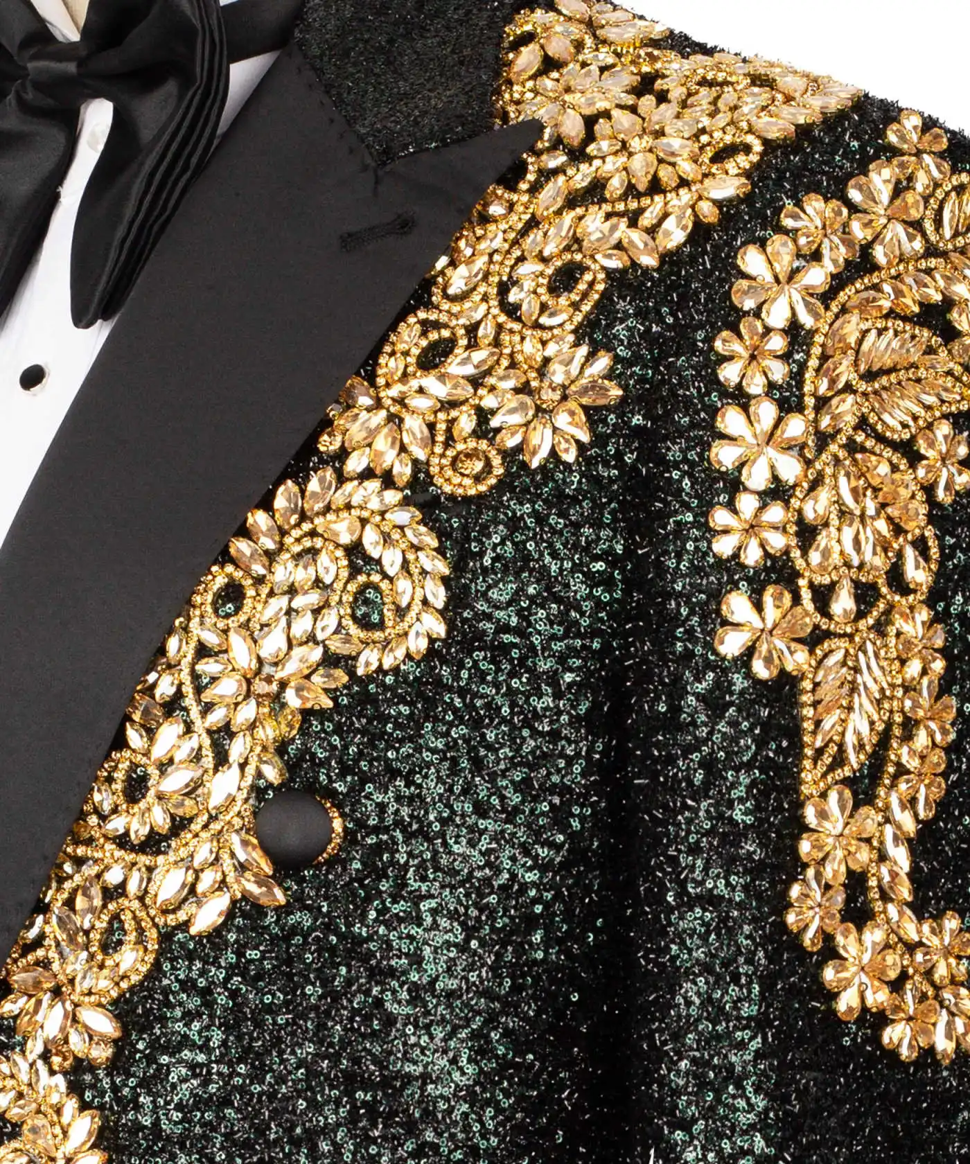 Traje de Hombre Elegante para Fiesta, Traje de 2 Piezas, Chaqueta y Pantalones, Traje de Boda a Medida, Esmoquin de Cristal, Ropa Formal para Ocasiones Especiales, Talla Personalizada