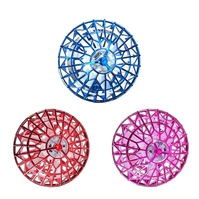 Boule volante à détection intelligente UFO, soucoupe flottante, boule flottante, technologie noire, Gyroscope du bout des doigts, jouet pour enfants