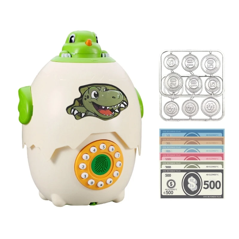 F19F Schöne Sparschwein Handwerk Spielzeug Kinderzimmer Ornament Kindergarten Spardose Singen Code Geld Sparen Box