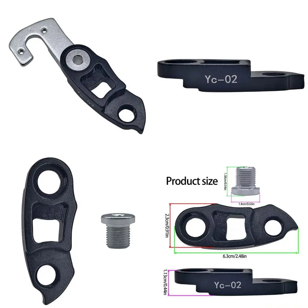 

31BE Bicycles Extended Derailleur Hanger Aluminum Alloy Quick Install Design Enhances Shifting Stability Universal Design