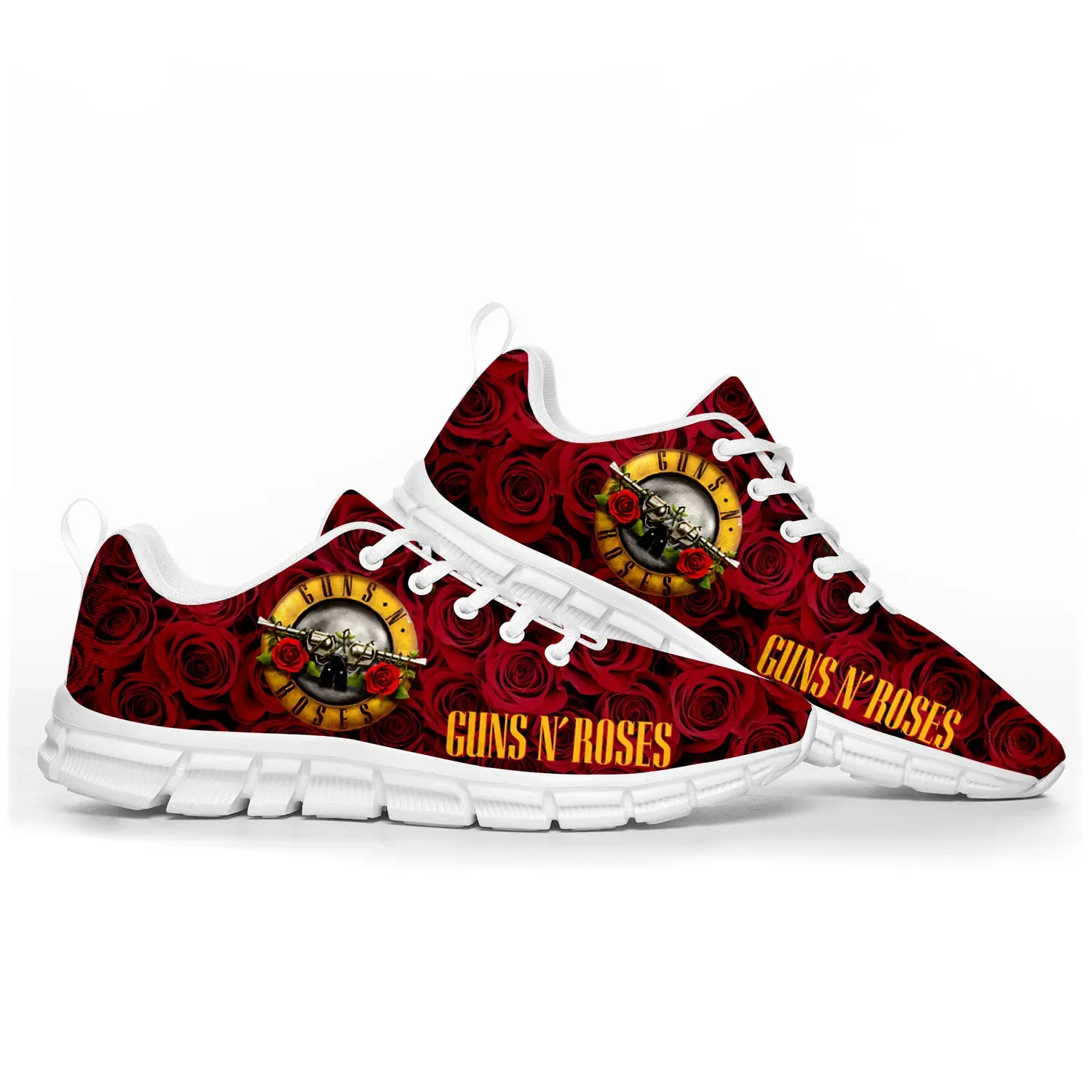 

Guns N Roses Heavy Metal Rock Band Sports Shoes Mens Womens Teenager Kids Children Sneakers Custom High Quality Couple Shoes