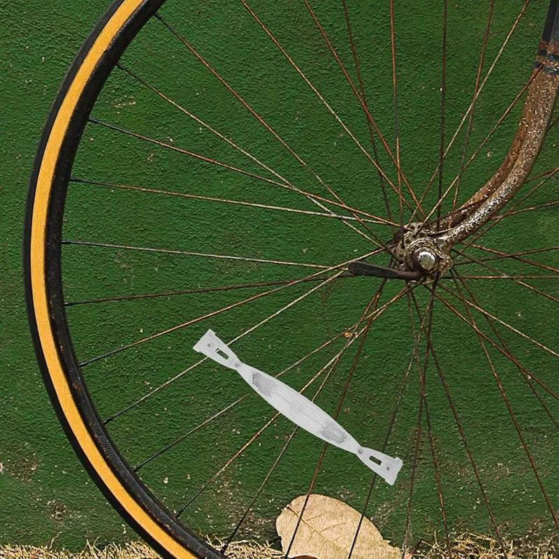 عاكسات ABJX الجديدة للدراجة: 4 قطع عاكسات عجلة الدراجة عاكسة للدراجة عاكسة تحذير آمنة للدراجة