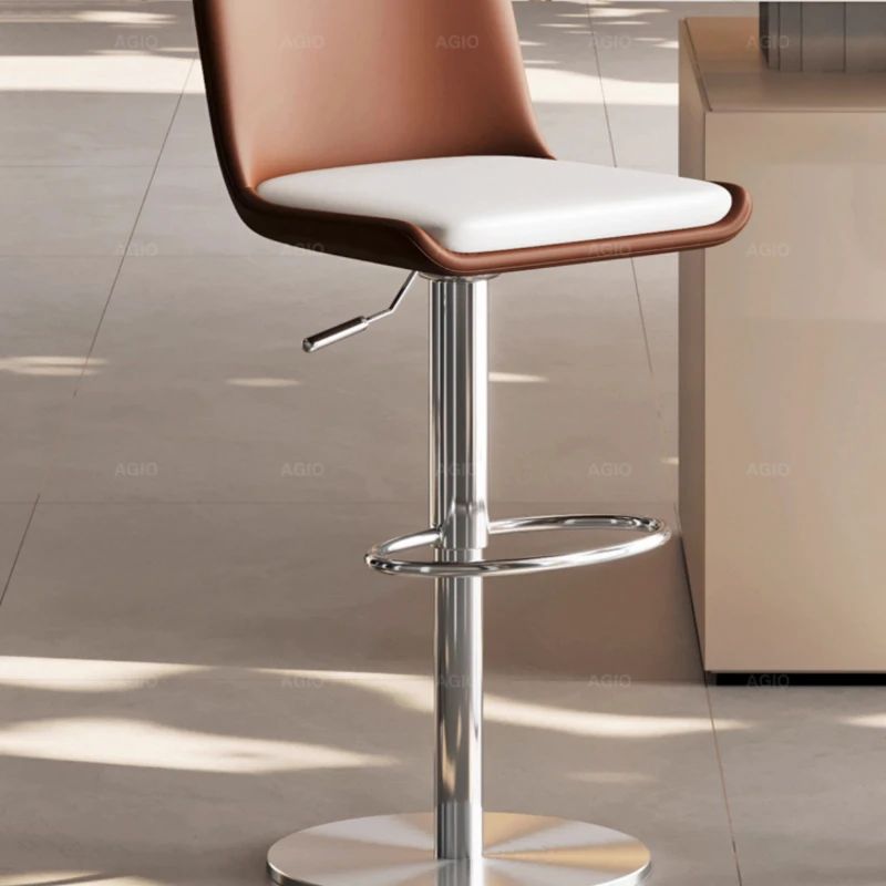 Kursi Bar Tukang Cukur Pesta Kursi Bar Kokoh Amerika Kupu-kupu Nordic Furnitur Rumah Perjamuan Logam Dewasa Tunggal Kreatif Mewah