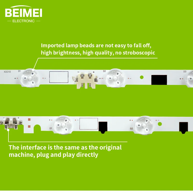 Tv Led Backlight Strip 2013svs55f L 11 Rev1.9 210201 2013svs55f R 7 Rev1.9 210201 Voor Sansung 55Inch 11 7led 3V 10 Paren/set