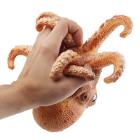 Soft Rubber Big Octopus Simulation Marine Animal Model Vent Decompression Toy