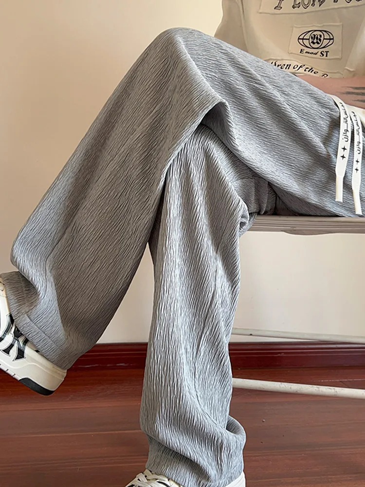 

Мужские повседневные брюки прямого кроя Light ey, модные, свободного кроя, для весенне-осеннего сезона