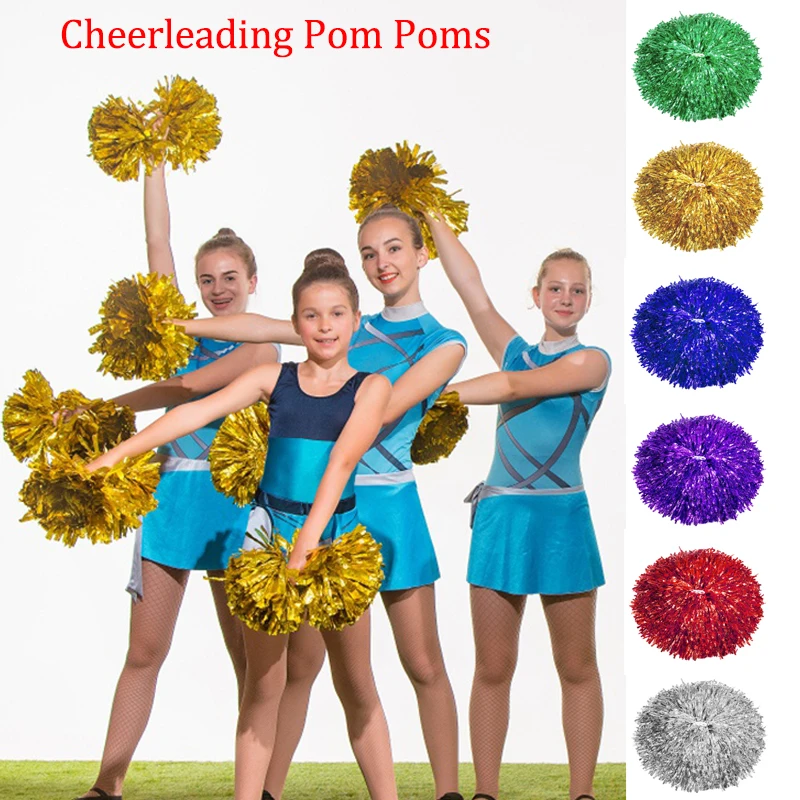 

1PC Sport Competition Cheerleading Pom Poms Flower Ball For for Football Basketball Match Pompon Cheer Dance