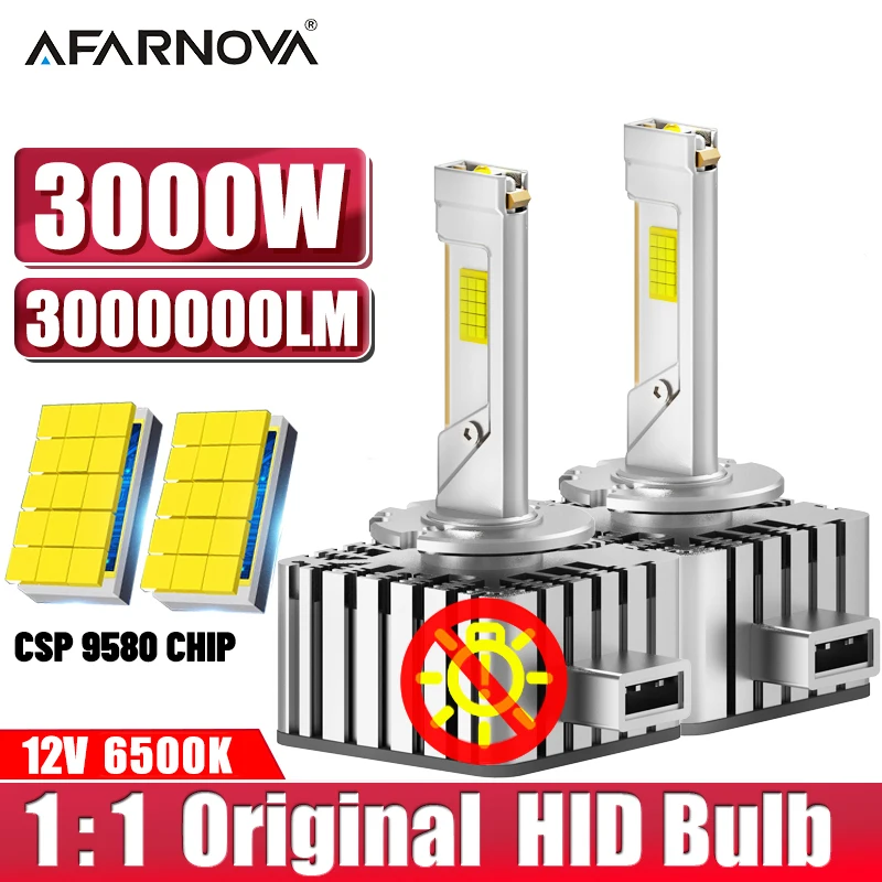 

D3S D1S LED Headlight Bulbs HID Xenon Lamp D2S D4S Canbus 3000W 3000000LM 1:1 Original Plug&Play lights D1R D2R D3R D4R Car lamp
