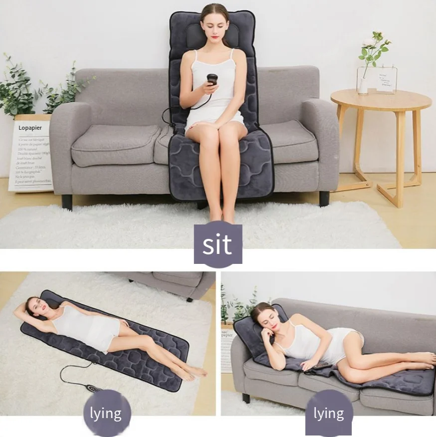 Heating body massager multifunctional massage mattress The waist back leg electric massager massage cushion blanket