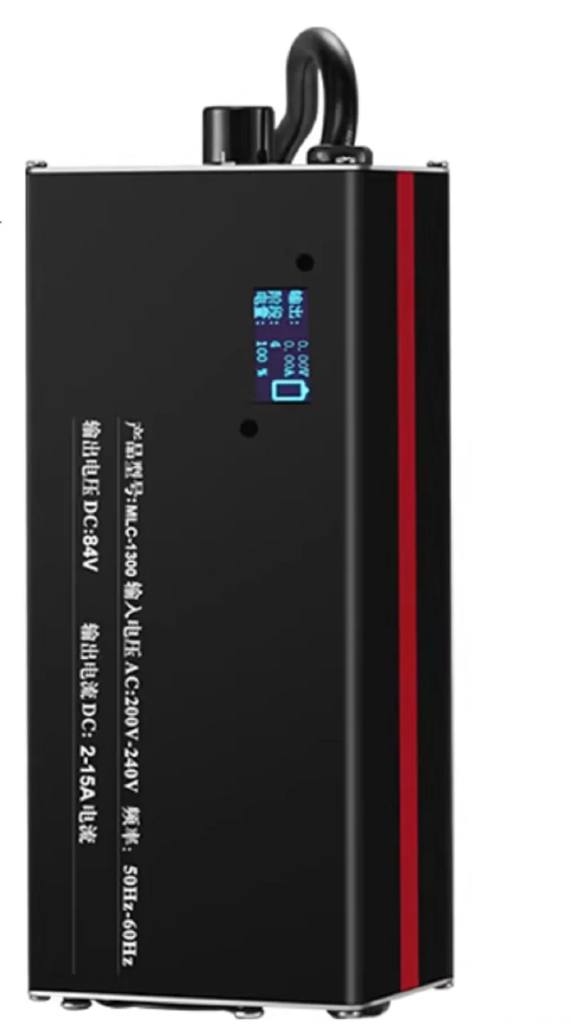 20A 36V 48V 58.4V 72V 60V 67.2V 84V 87.6V Li-ion LiPo Lifepo4 Lithium Battery Charger Curren Adjust Fast Charge 10S 16S 20S 24S