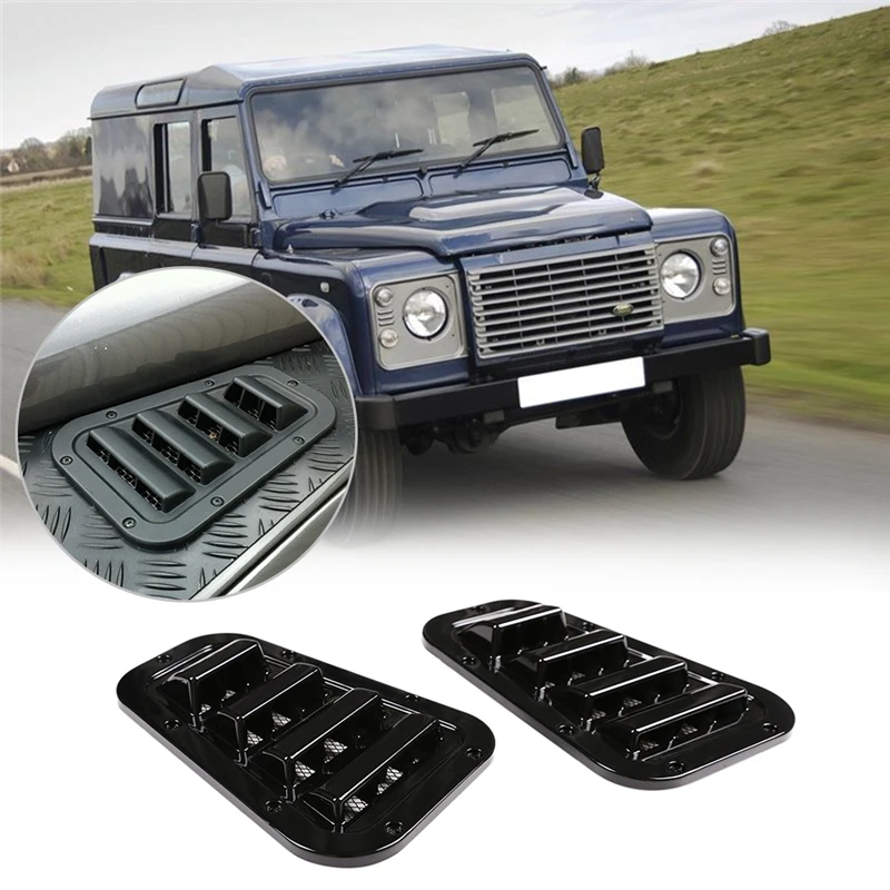 

Для Land Rover Defender 2004-2019, передняя Крышка вентиляционного отверстия капота, боковая обшивка, воздухозаборник, снежный чехол