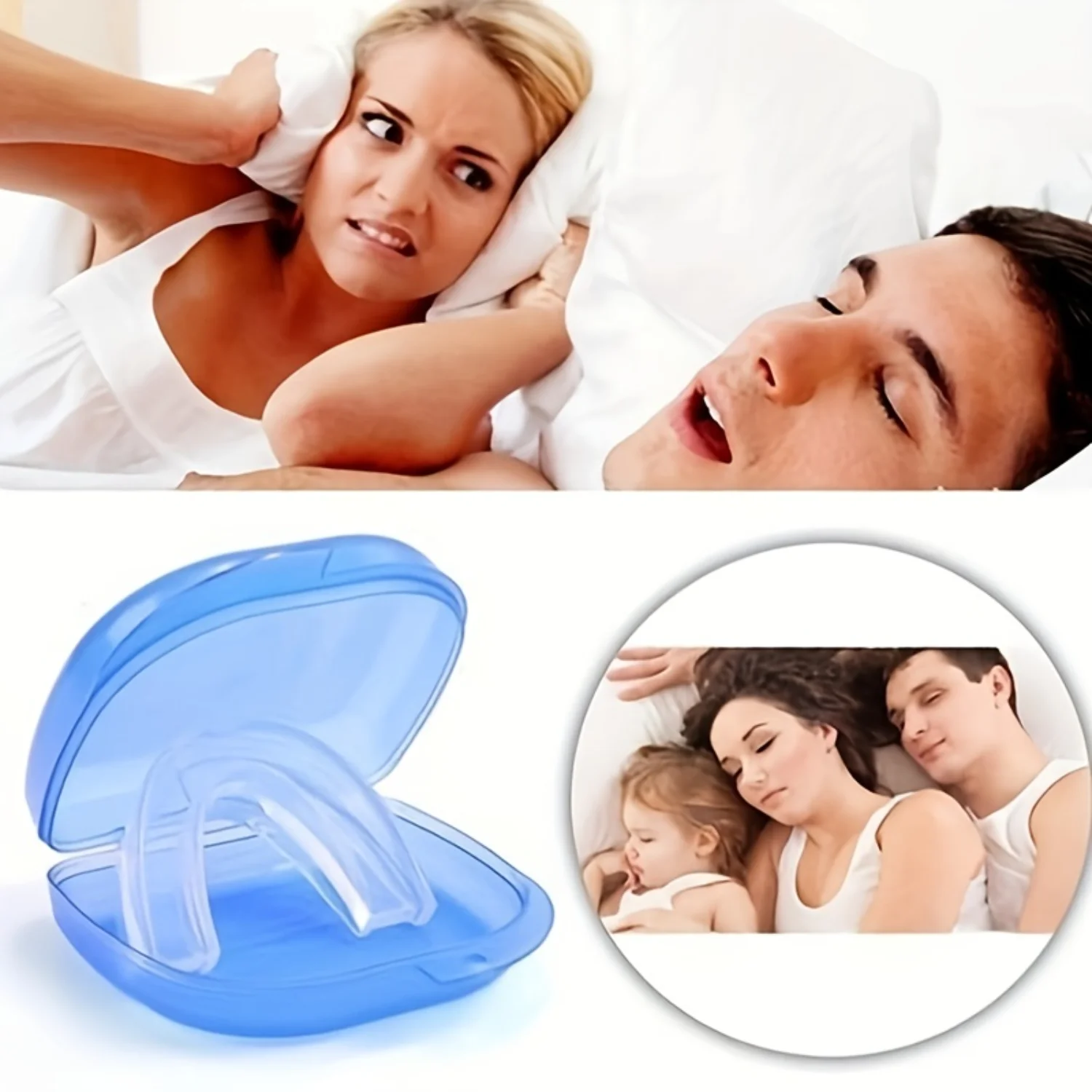 1pc Unisex Anti-Snoring Device, Hot Melt Tooth Cover, Prevent Grinding Teeth To Promote Sleep, Prevent Snoring Artifact