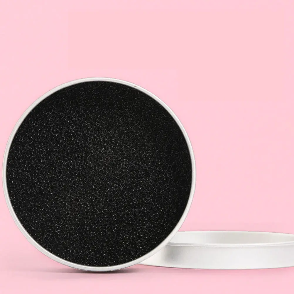 3pcs Makeup Brush Cleaner Sponge – Color Remover, Compact Dry Cleaning Tool for Eyeshadow & Powder Brushes