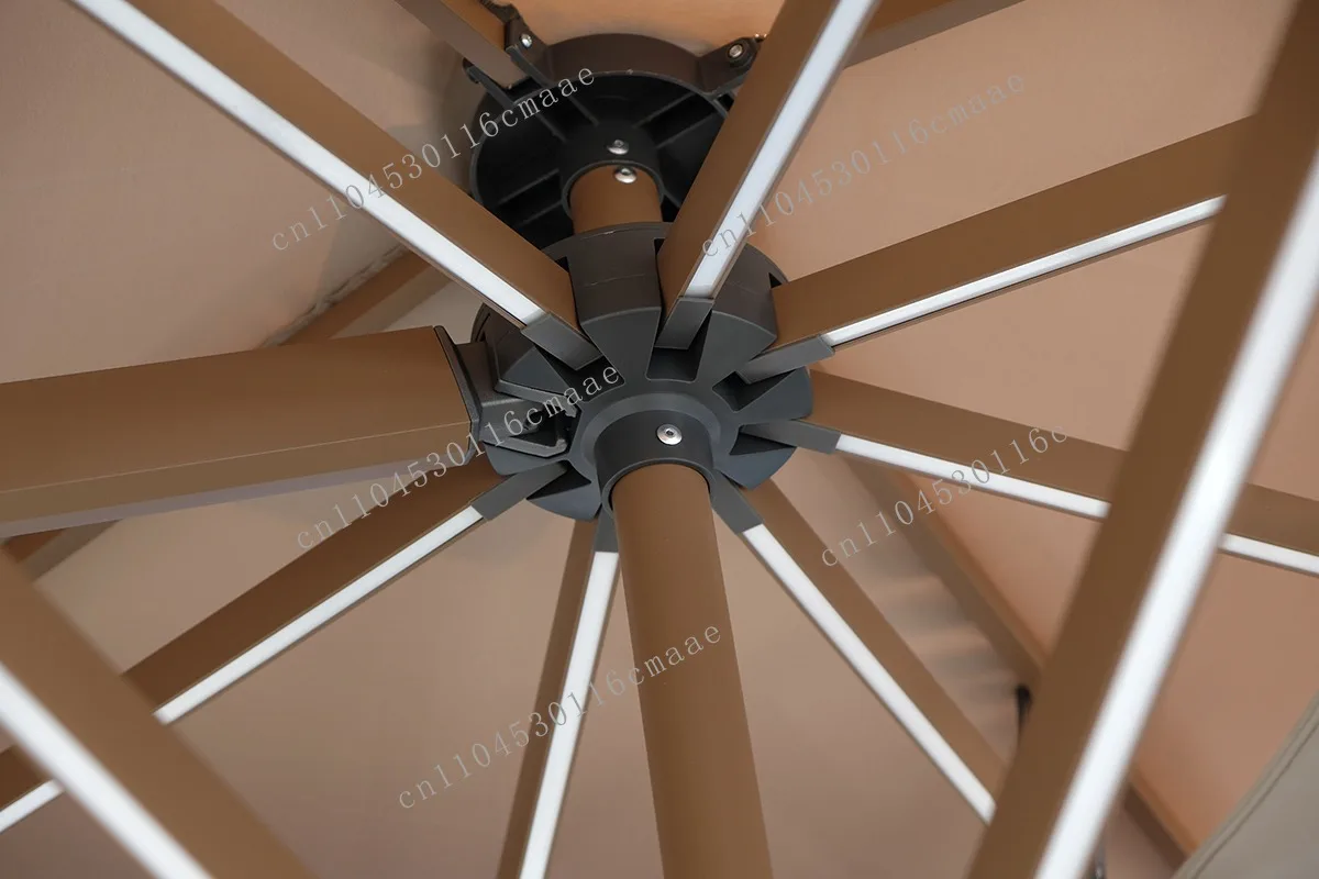 New 3m * 4m Sunshade Umbrella, 10-year Anti Fading and Waterproof Terrace Umbrella