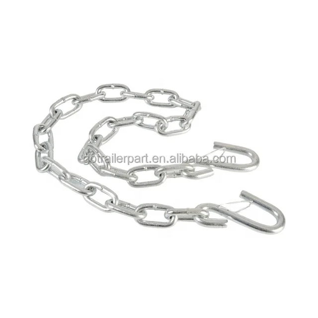 

Стандартная оцинкованная цепь безопасности прицепа США емкостью 5000 фунтов с крючком S 7/16 дюйма