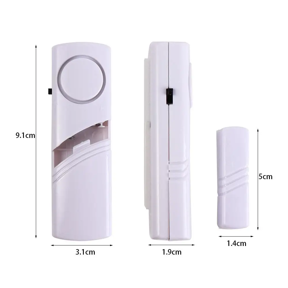 White Alarm Security System Advanced With Magnetic Wireless Burglar Alarm Safety Anti-theft Sensor Alarm Security Protection