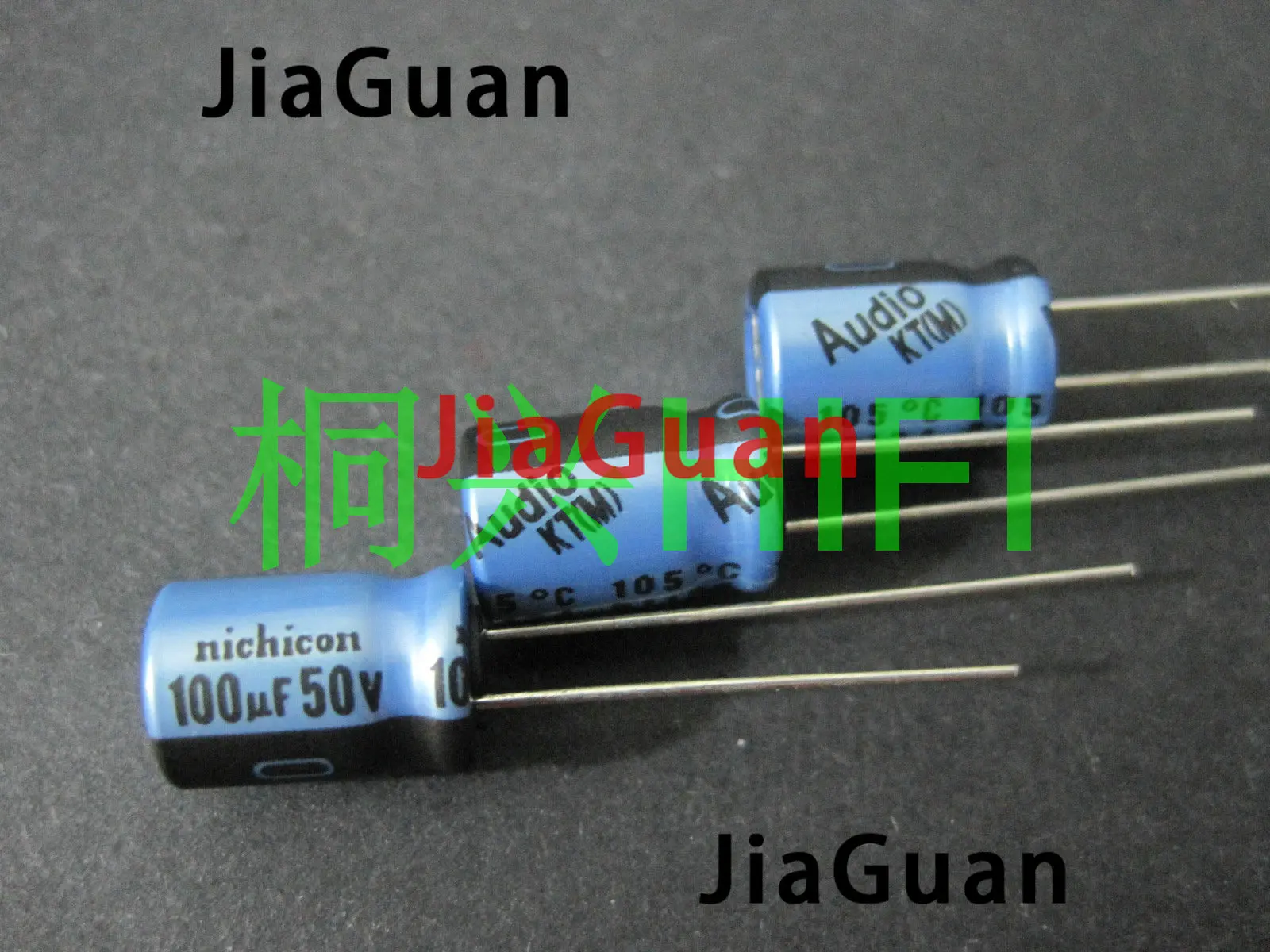 50pcs Genuine NICHICON KT 50V100UF 8X11.5MM Audio Electrolytic capacitor blue kt 100uF/50v hot sale 100UF 50V