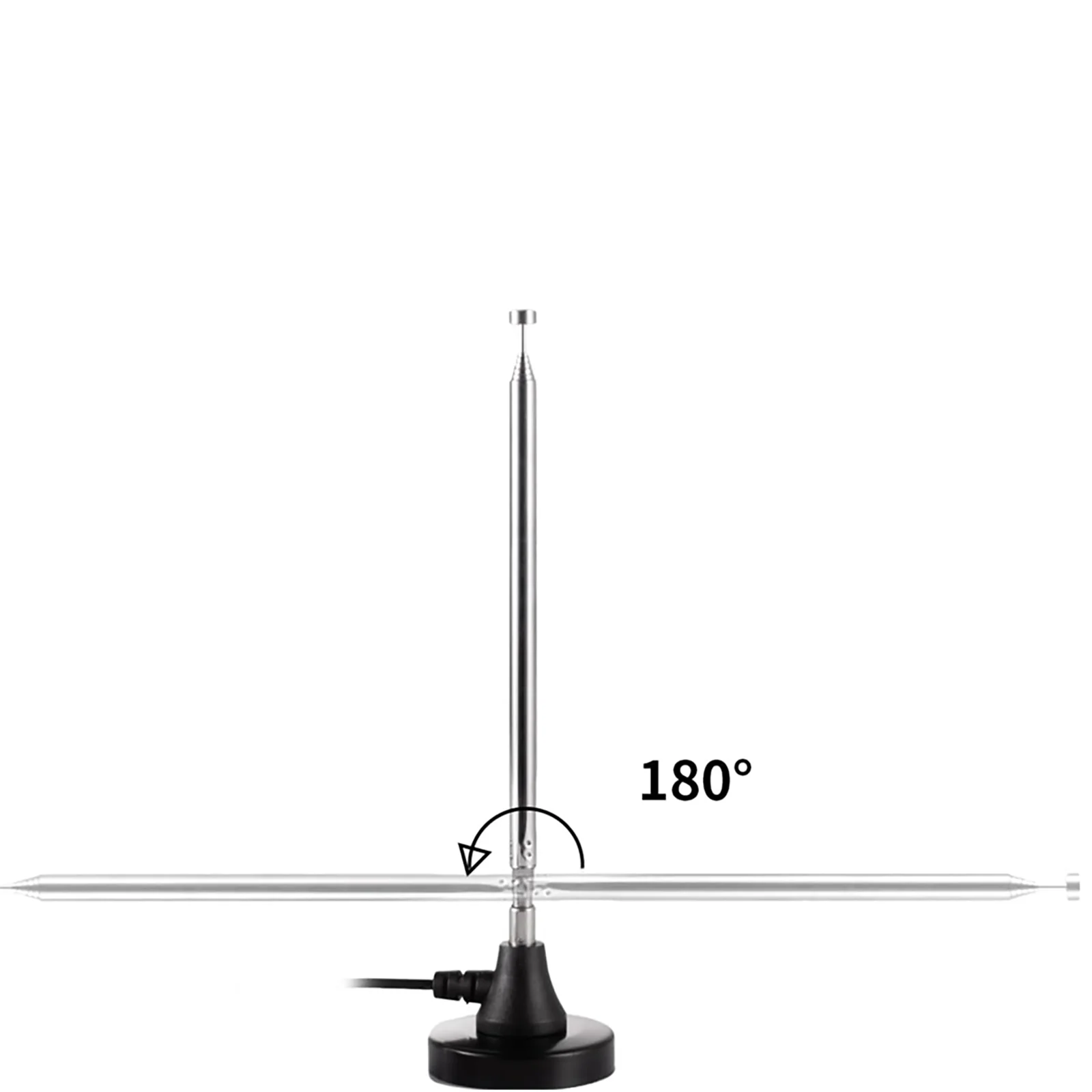 Imagem -02 - Telescopic Dab fm Radio Antenna Kit Base Magnética Fonte de Alimentação Usb Yamaha Panasonic Acessórios de Rádio Conjunto