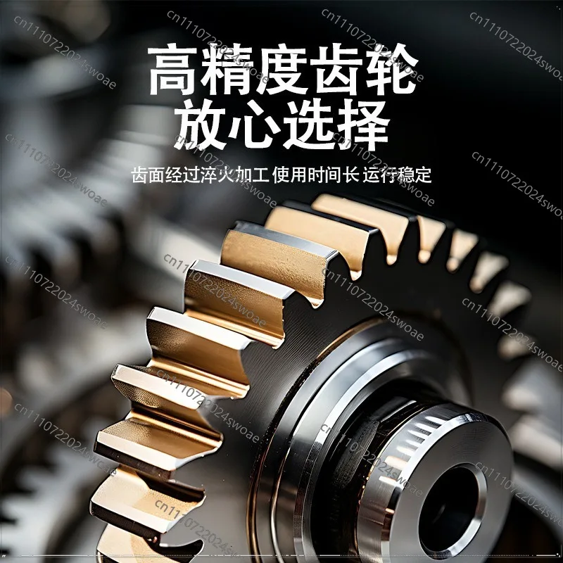Worm Gear Reducer RV050 Car Washer Dedicated Output Hole 30 Turbine Drive, Stainless Steel Wheel Core