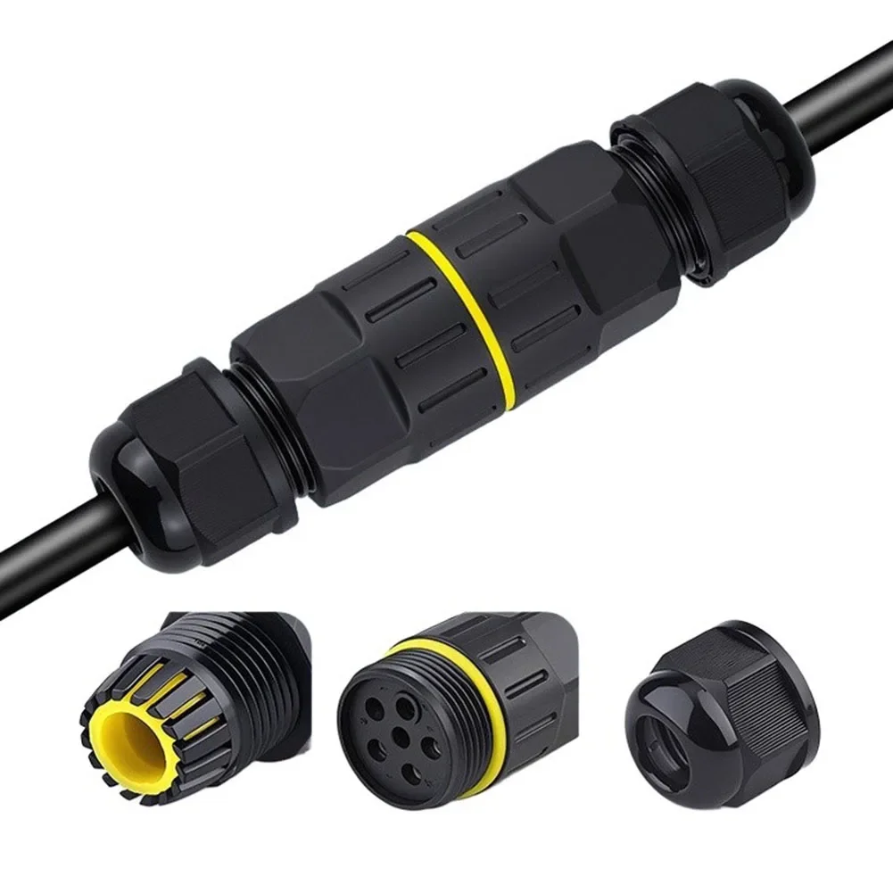 Waterproof Outdoor Wire Connectors For Electrical Wiring Projects With Flame Retardant Nylon Construction And IP68 Rated Sealing