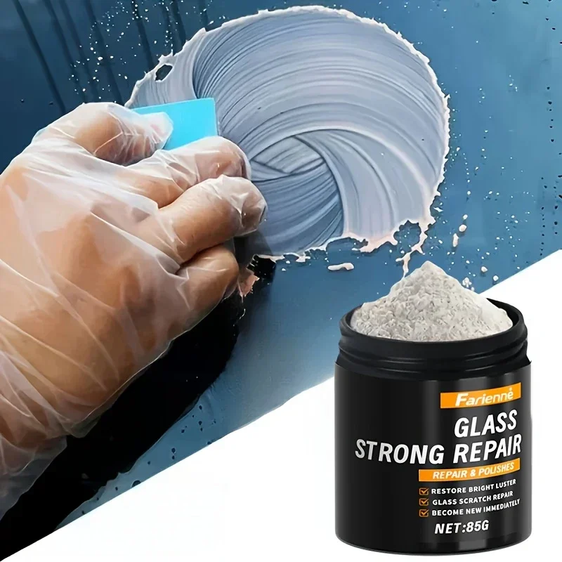 Farienne Super Glass Polishing Powder 80G Nano Scale Scratch Repair Surface Brightness Restored Clarify Polishing Agent