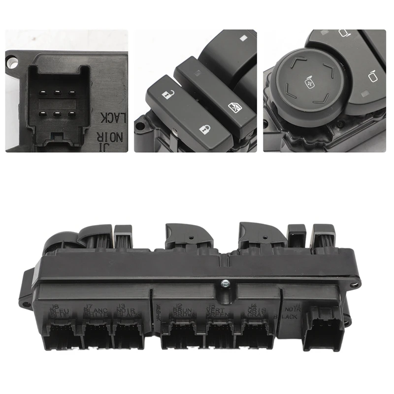 Power Window Switch Front Left Driver Side For Cadillac Escalade/GMC Yukon XL2500/Chevy Suburban 2500 20835555 20790061