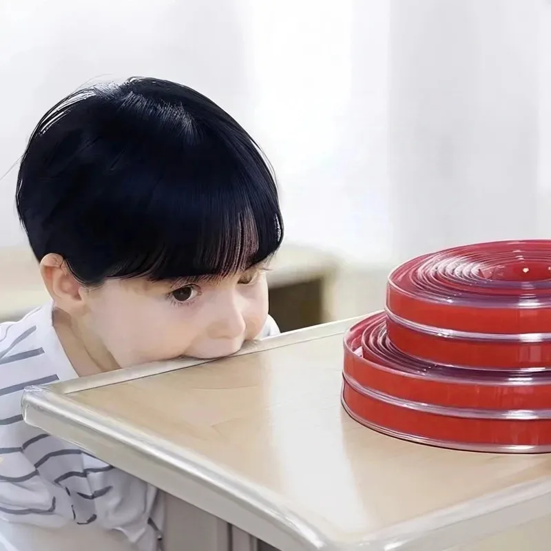 

Anti Collision Baby Proofing High Quality PVC Transparent Table Edge Protector Self Adhesive Kids Safety Airbag Furniture Bumper