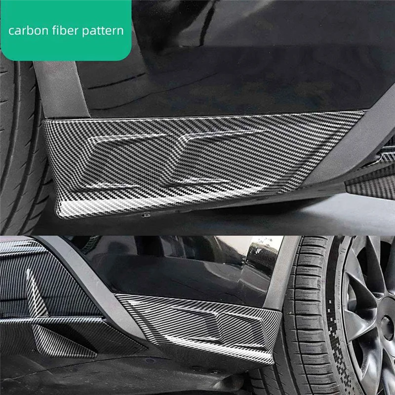 

FO-Automotive задняя боковая пленка для губ, угловой задний уголок для губ, задний совок, угловой спойлер, аксессуары для отделки для Tesla Model Y