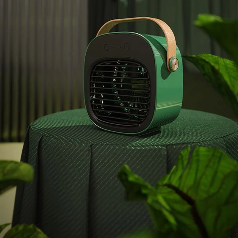 Super Sale Portable Mini Air Conditioner Desktop Fan Cooler Humidifier Purifier for Room Office Home Bedroom Living Room