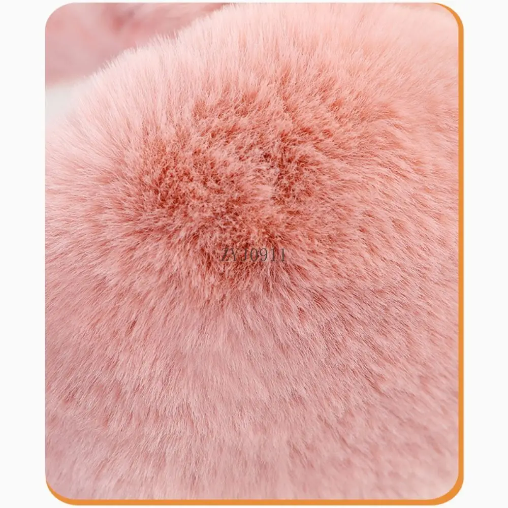 * 1 قطعة لينة أفخم الأذن دفئا الشتاء الدافئة غطاء للأذنين بلون غطاء للأذن في الهواء الطلق حماية الباردة الأذن يفشل للطي إيرفلاب الموضة