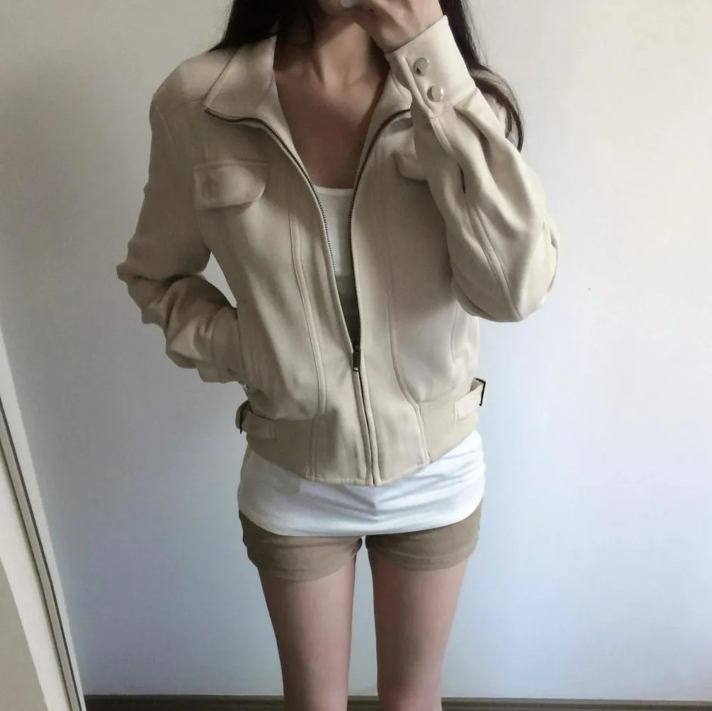 

Куртки-бомберы Hardcore Женские осенние стереоскопические трехмерные декоративные многослойные шикарные простые OL Уникальный пояс Snap Ins