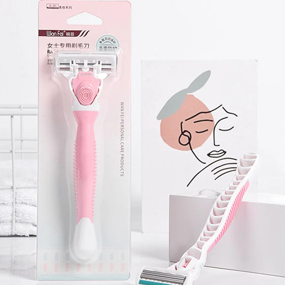 2 Pcs Razor Portable Hair Trimmer Remove Men Remover Shaver Kit Armpit Shaving Womens Razors for Face