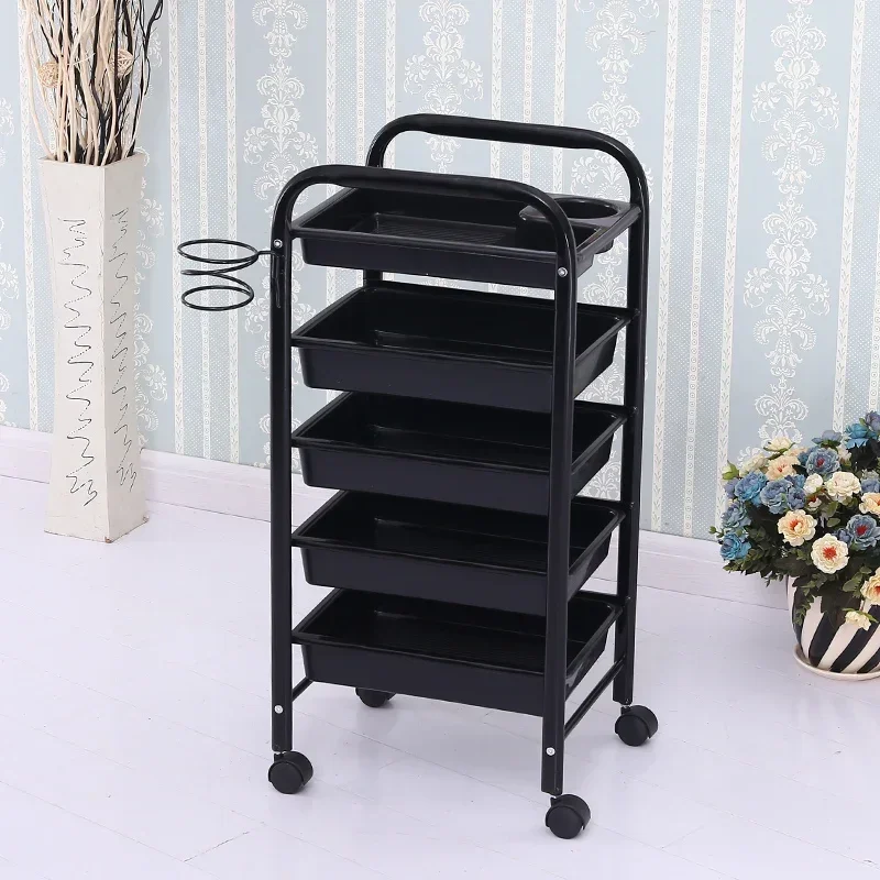 Multi-purpose Bar Organizer Trolley Cart Tool Wheels Salon Trolley Organizers Beauty Salon Tray Commercial Furniture 미용실 카트