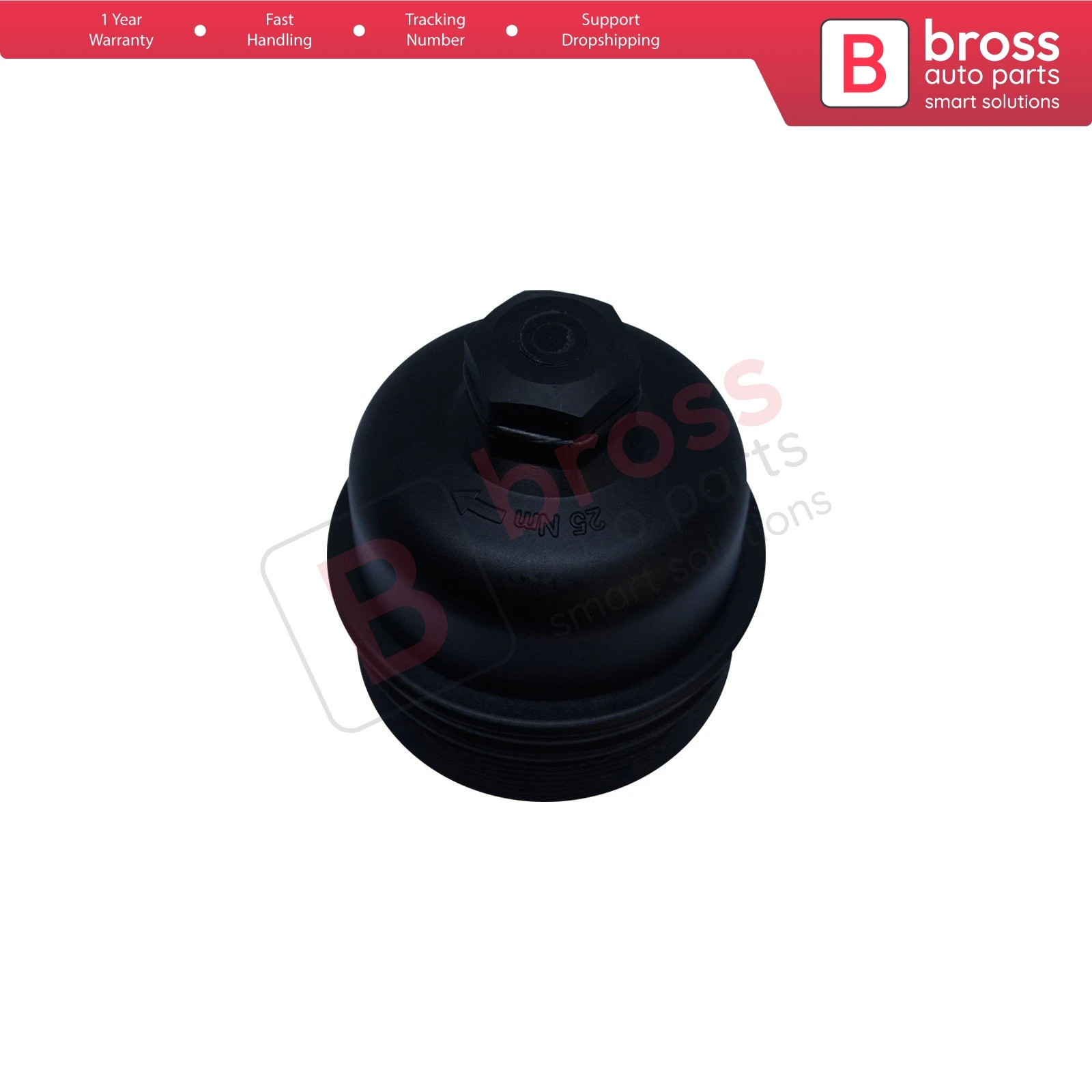 Bross Auto Parts BSP764 Oil Filter Housing 2S6Q6737AA, 1145964, 1103K4, for Ford Peugeot Citroen Turkish Store Made in Turkey