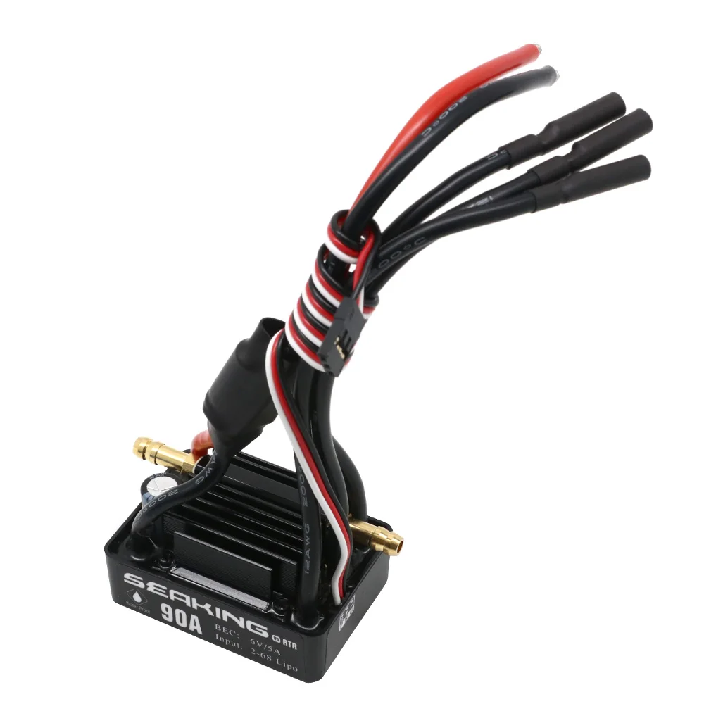 Hobbywing RC Model SEAKING 90A V3 RTR RC Hobby Ship Brushless Motor ESC for RC Racing Boat