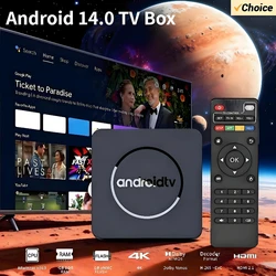 Q3 Android 14 TV Box 8K Set Top Box Allwinner H3 HD 4K 2.4G Wifi 4GB 64GB Smart Streaming Media Player Google Play Youtube