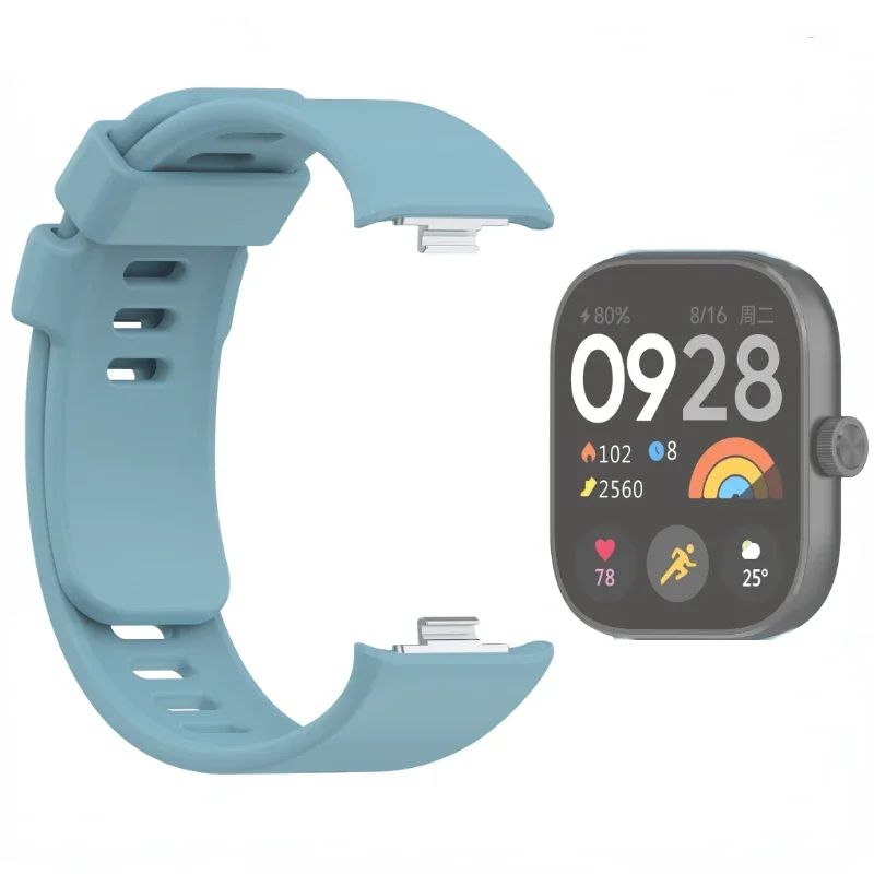 

Silicone strap For Redmi watch 4 Smart watch wristband Sports Bracelet watchbands For Xiaomi Mi Band 8 Pro Correa accessories