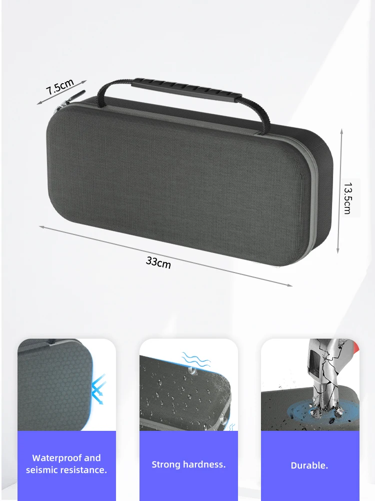 Portable Case Bag for PS Portal Case EVA Hard Carry Storage Bag For Sony PlayStation 5 Portal Handheld Game Console Accessories image 6