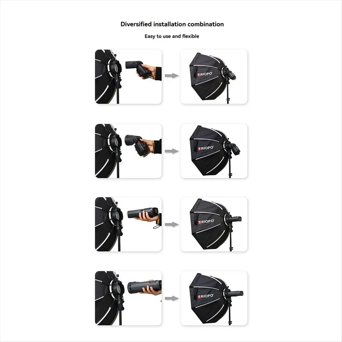 

M85K KX 65cm Octagon Softbox Umbrella for AD200 V1 Speedlite - Photography Studio Lighting Accessory