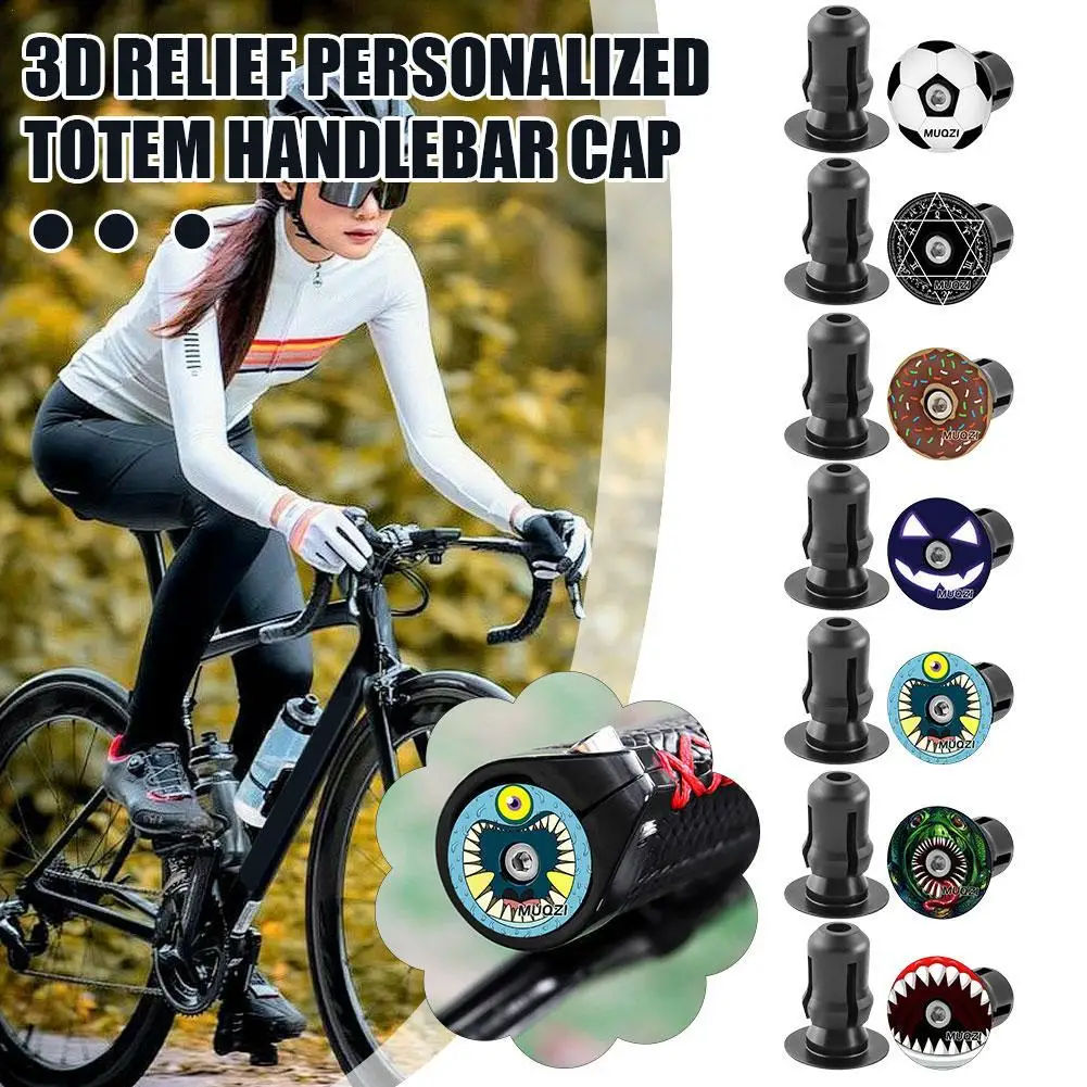 1 Pair Bicycle Handlebar End Plugs Aluminum Alloy Handle Bar End Cap Expansion Locking Mountain Road Bicycle Cycling Accessories